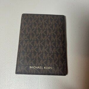 Michael Kors signature logo Passport cover